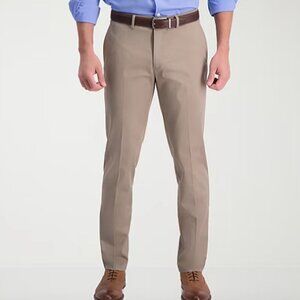 Haggar Iron Free Premium Khaki Mens Classic Fit Pant - Sz 36x29 925589 NWT